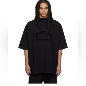 Fear of God Essentials Black Short Sleeve Tee